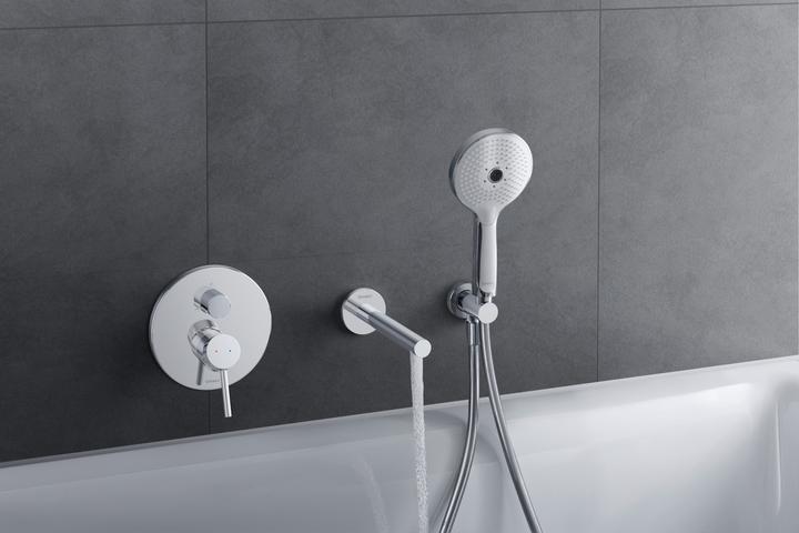 Actual product image Duravit Showers and accessories Shower set 800, 3jet high-gloss chrome (3 Beam types)