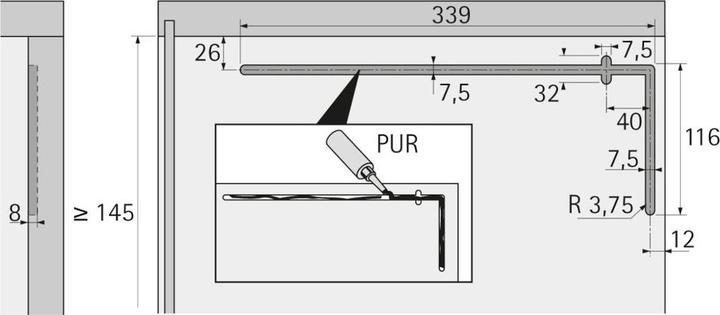 Produktbild Hettich Klappenbeschlag Lift Up 1