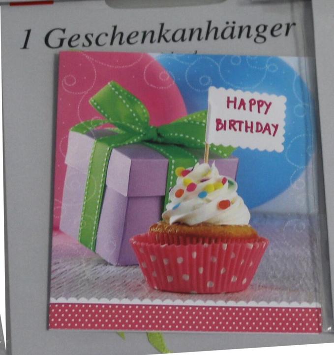 Produktbild BSB Geschenkanhänger 1er "Muffin" (Geschenktüte, 1 x)