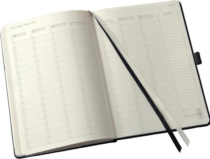Produktbild Sigel Wochenkalender 2026 C2618 1W/2S schwarz 31.5x22.5cm (225 x 315 mm, Deutsch)