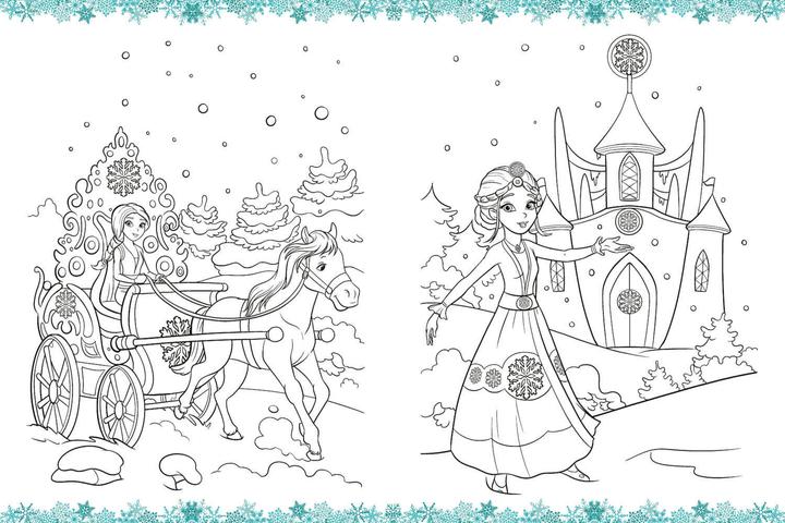 Image du produit Livre de coloriage La reine des neiges