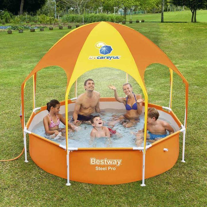 Produktbild Bestway Steel Pro Pool mit UV-Sonnenschutz