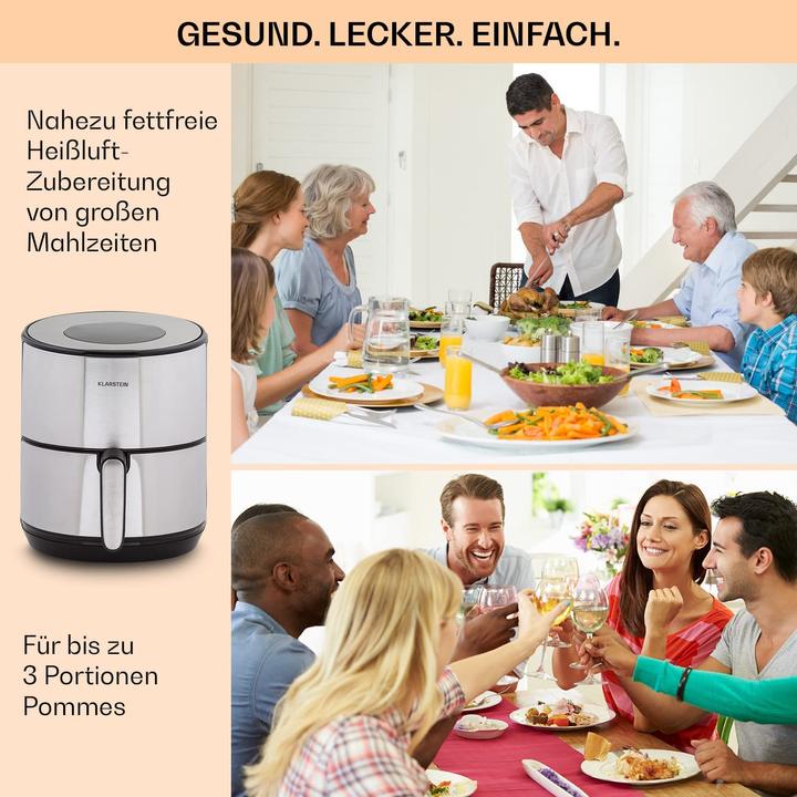 Actual product image Klarstein Hot air fryer