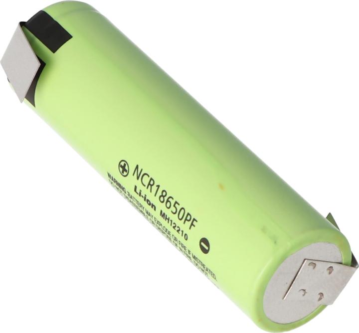 Immagine prodotto Panasonic Batteria NCR18650PF - (NCR18650PD) + etichetta a saldare Z (1 pz., 18650, 2900 mAh)