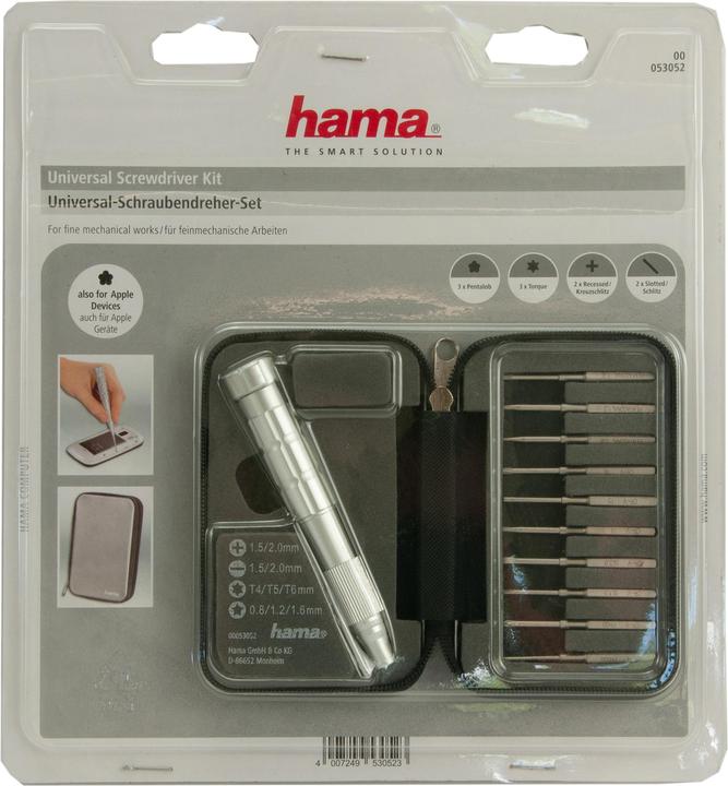 Actual product image Hama Schraubendreher Set (Port, Cross recess, Pin-torx)