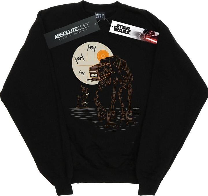 Actual product image Star Wars Womens/Ladies Halloween AT AT Sweatshirt (S)