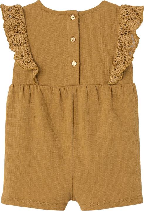 Actual product image Vertbaudet Mädchen Baby Overall mit gehäkeltem Oberteil (104)