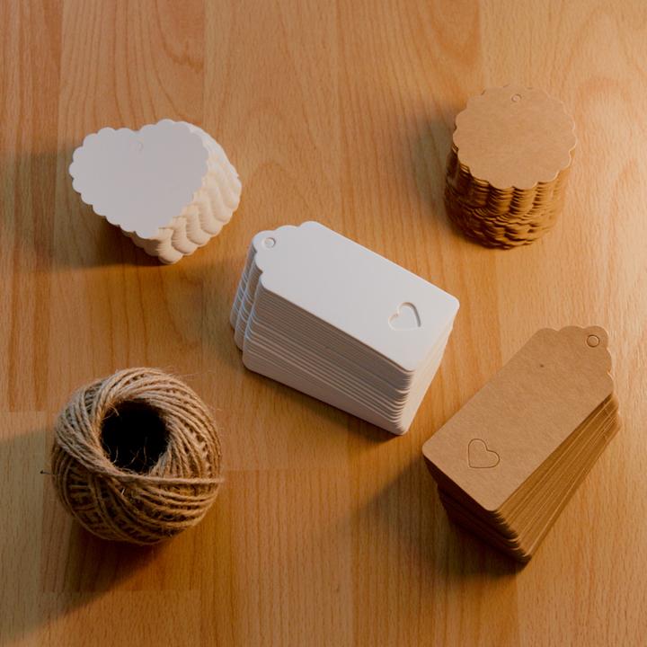 Produktbild I Am Creative Geschenk Anhänger Bastel Etiketten (Geschenkverzierung, 200 x)