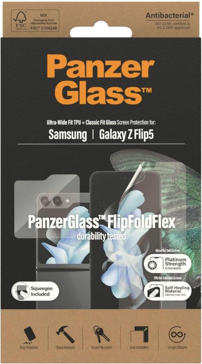 Actual product image PanzerGlass Screen Protector (1 Piece, Samsung Galaxy Z Flip5)