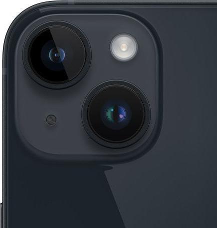 Image du produit Re!commerce iPhone 14 (128 Go, Minuit, Noir, 6.10", 12 Mpx, SIM + eSIM, B / Très bon)