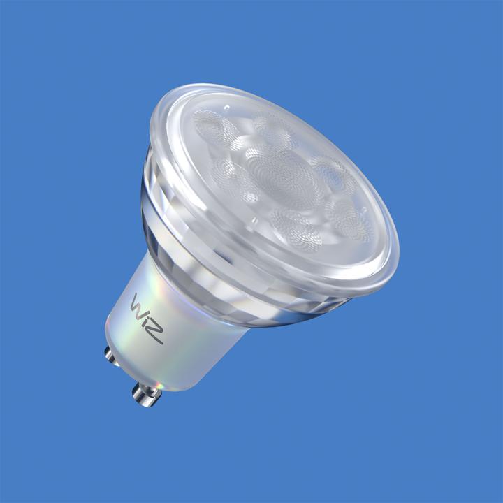 Productafbeelding WiZ Afstembaar wit en gekleurd glas (GU10, 4.70 W, 345 lm, 1 x, F)