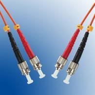 Actual product image MicroConnect ST/UPC-ST/UPC 0.5m OM3 (CAT6e, 1 m)