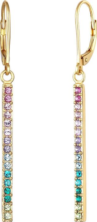 Actual product image Elli Geo, Rectangle (Glass crystal, 925 sterling silver)