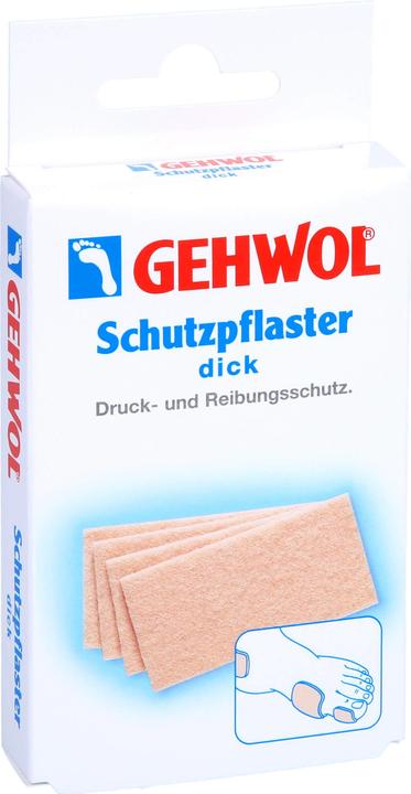 Actual product image Gehwol Schutzpflaster 90x45mm dick (4 x)