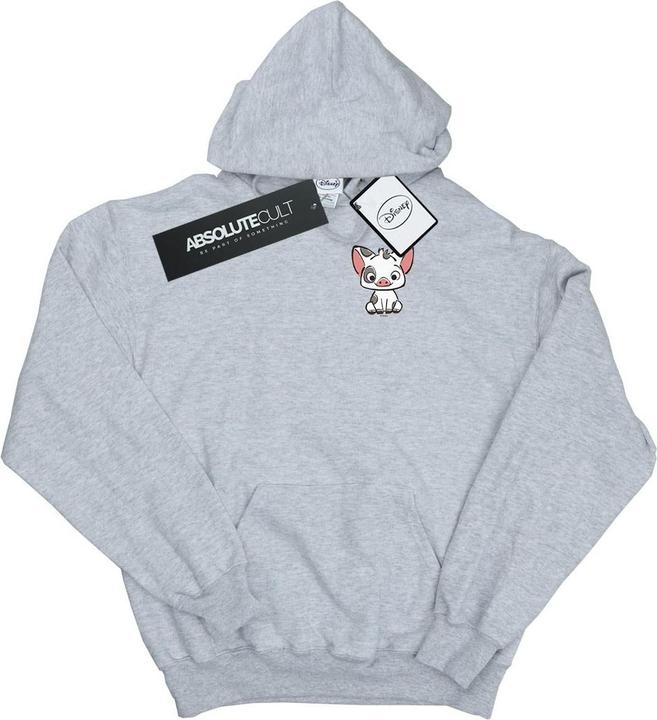 Actual product image Disney Womens/Ladies Moana Pua The Pig Breast Print Hoodie (S)