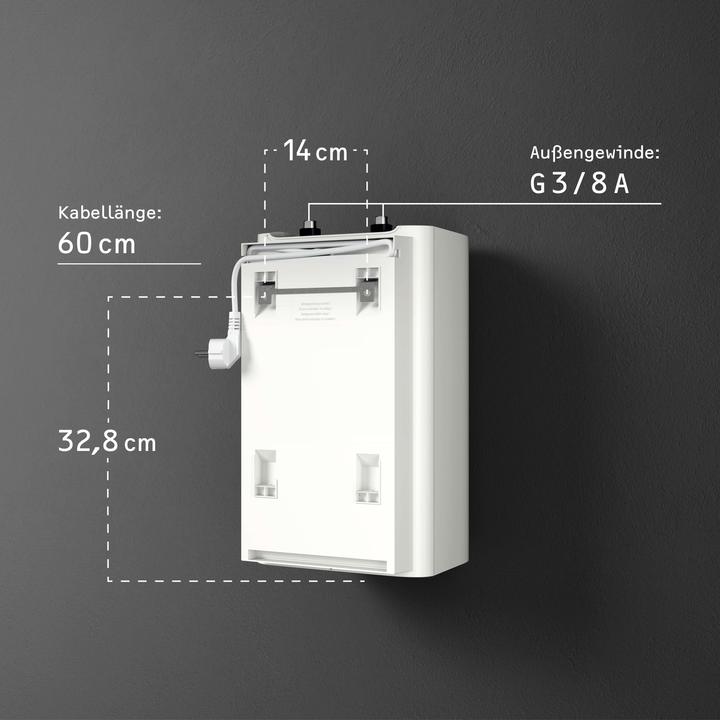 Actual product image Stiebel Eltron SNU 5 Plus 1 kW, very compact, anti-drip, thermostop, under-sink boiler 5 l low pressure with plug