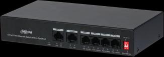 Actual product image Dahua PoE DH-PFS3006-4ET-36 network switch Fast Ethernet (10/100) Power over Ethernet (4 Ports)