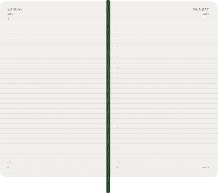 Actual product image Moleskine TAKA 2026 LG SC Myrtle Grün (13 x 21 cm, English)