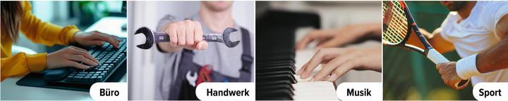 Produktbild Maxxmee Handgelenk- & Unterarmtrainer anthrazit, drei Stärken