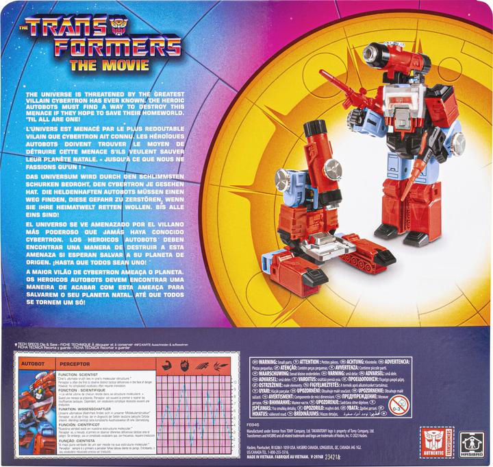 Produktbild Hasbro The Transformers: The Movie figurine Retro Perceptor 14 cm