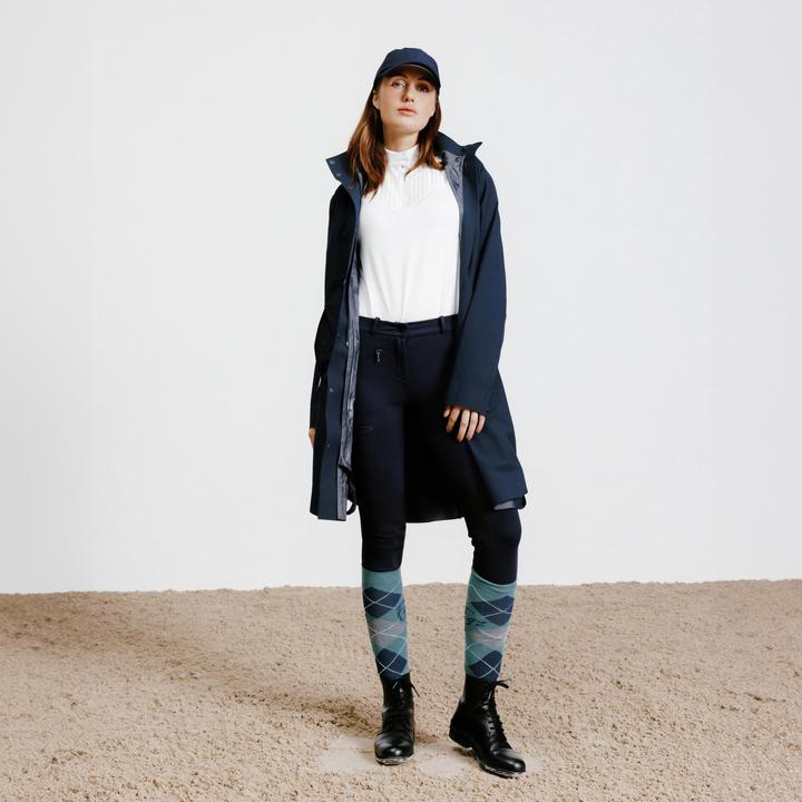 Immagine prodotto Fouganza Toppe al ginocchio per pantaloni da donna - 140 blu navy (38)