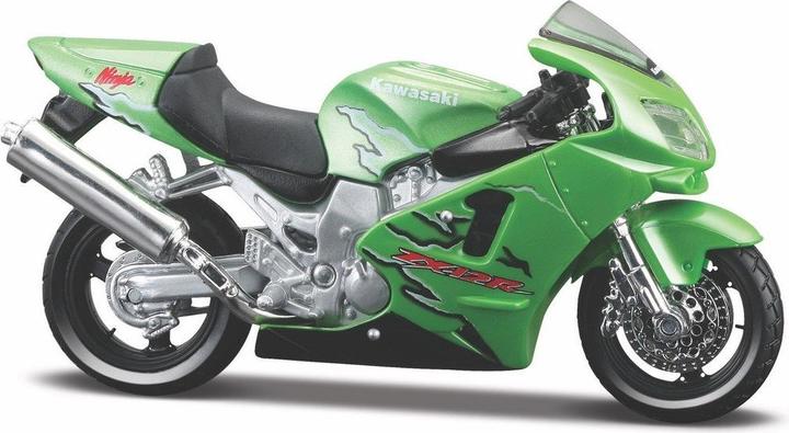 Image du produit Maisto Maquette métal Kawasaki Ninja ZR-12R 1/18 moto avec béquille