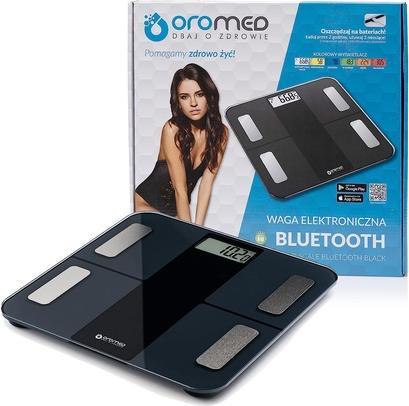 Immagine prodotto Oromed ORO-SCALE BLUETOOTH Bilancia pesapersone elettronica quadrata (180 kg)