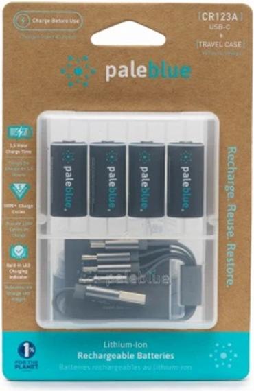 Productafbeelding Pale Blue Batterij CR123 (4 Pcs., CR123A, 860 mAh)