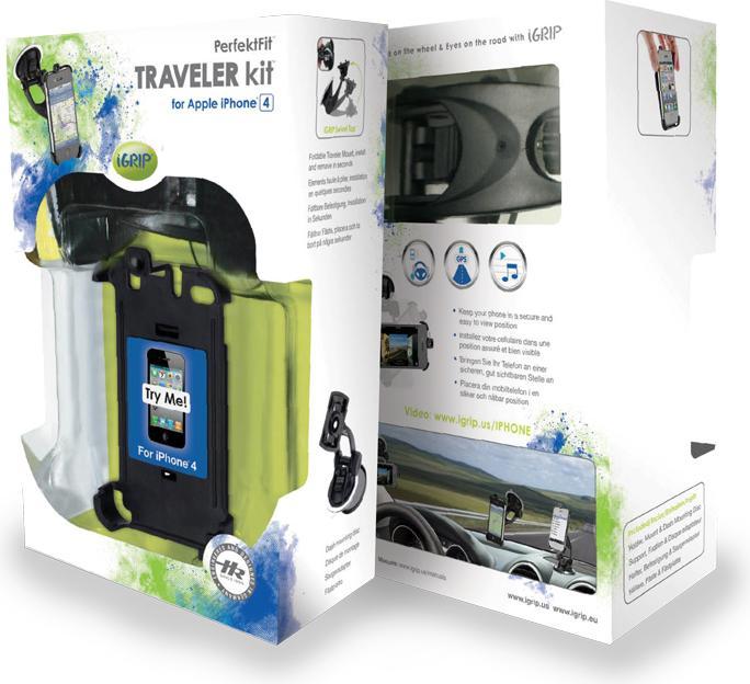Image du produit Herbert Richter Kit support iGrip Traveler pour iPhone 4
