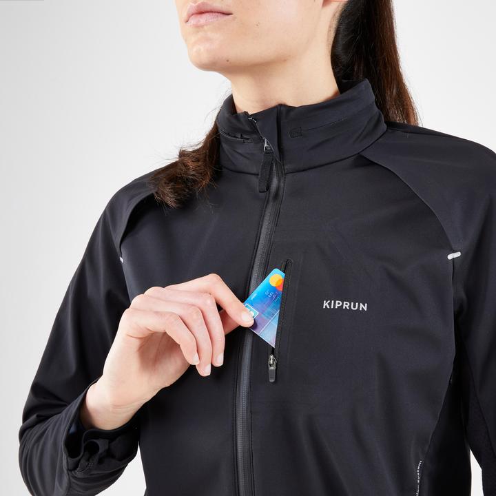 Image du produit Kiprun Veste de course à pied femme - Run 900 Warm Regul noir (XS)