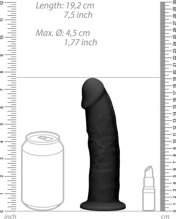 Actual product image Shots Silicone Dildo Without Balls