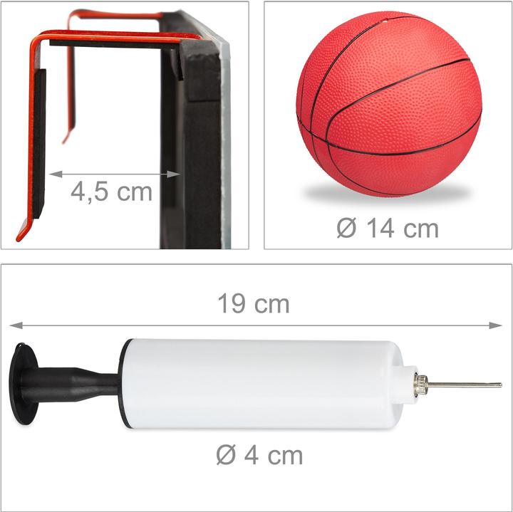 Productafbeelding Relaxdays Basketbal Hoepel Kinderkamer