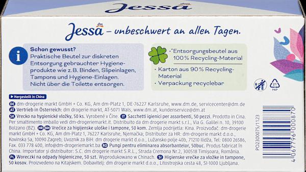 Nährwerte und Zutaten dm Jessa Entsorgungsbeutel (50 x)