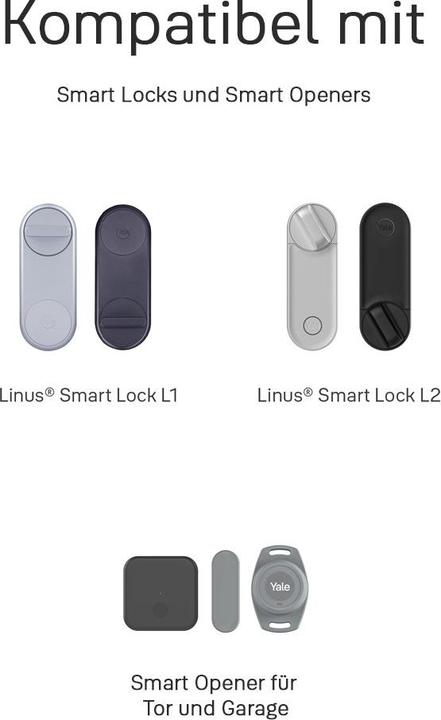 Actual product image Yale Linus Smart Keypad 2 (Fingerprint, Electronic numerical code, Bluetooth)