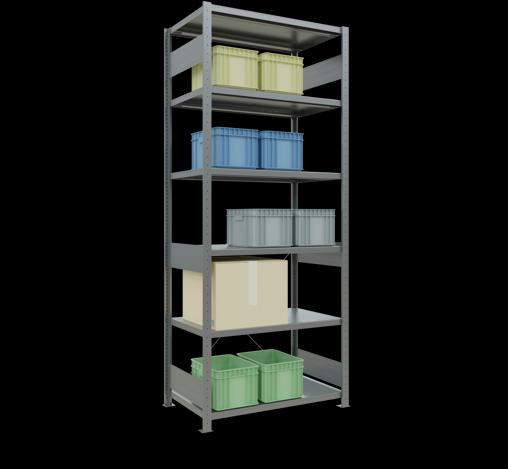 Actual product image Schulte Lagertechnik MULTIplus250 basic racking system with cross braces