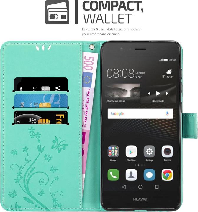 Productafbeelding Cadorabo Bloemen Boekomslag (Huawei G9 Lite)