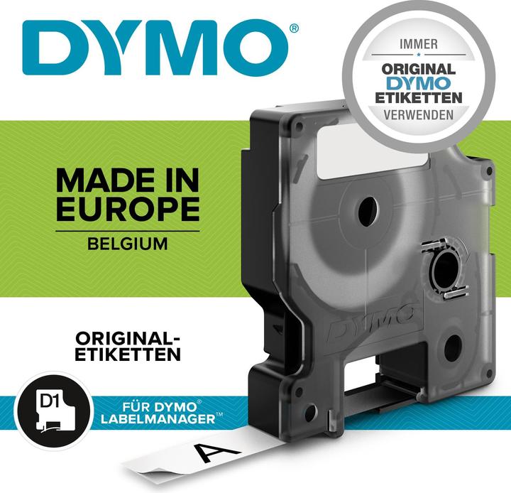 Dymo S0720850 Standardband (1.90 cm, Weiss, Rot)