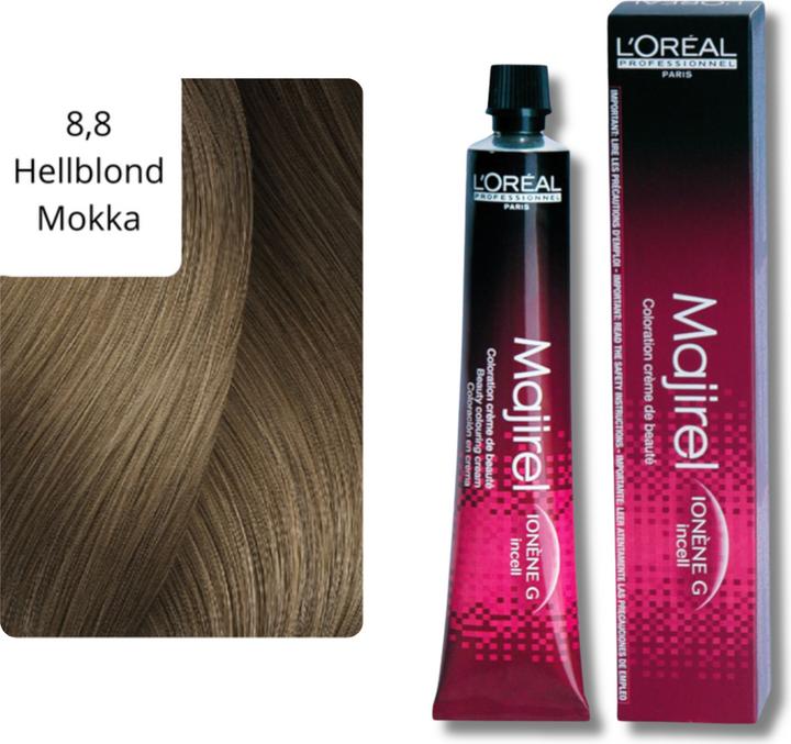 Actual product image L'Oréal Professionnel Majirel (8,8 Light blonde mocha)
