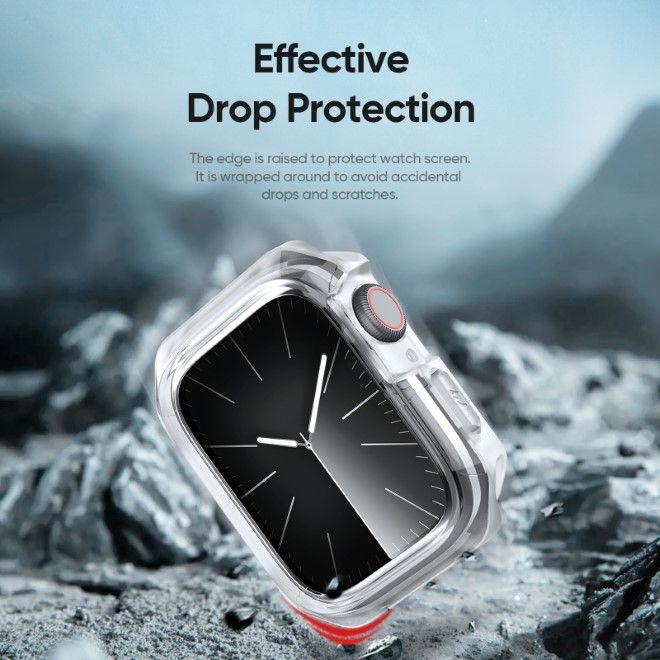 Actual product image Dux Ducis Tamo protective case Apple Watch Series 7/8/9 Case 41mm - Transparent
