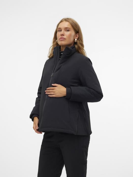 Produktbild Mamalicious Hoch geschlossen Gerippte Ärmelbündchen Jacke Jacke (L)