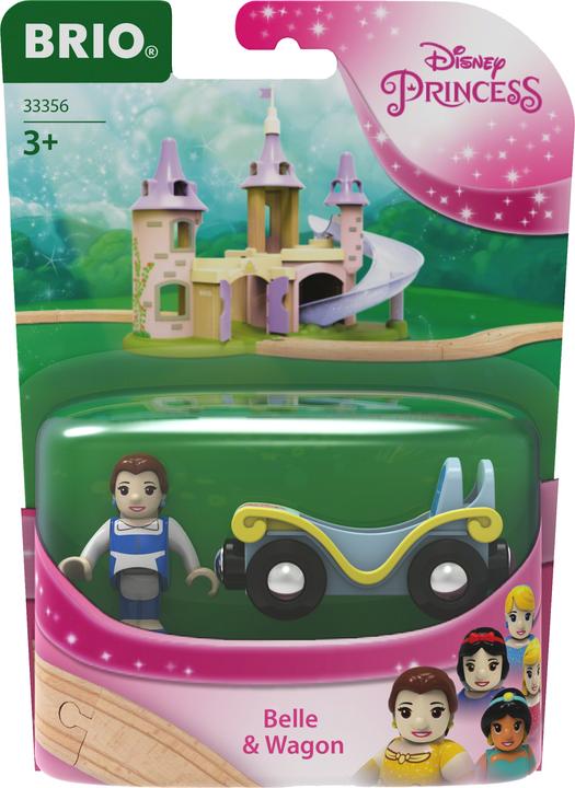 Produktbild Brio Eisenbahn Disney Princess Belle mit Waggon