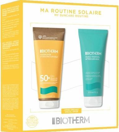 Image du produit Biotherm Waterlover Sunmilk SPG 50 Set Waterlover Sunmilk SPF50 200ml Lait Réhydratant Oligo-Thermal 200ml (Lait solaire, SPF 50, 200 ml, 540 g)