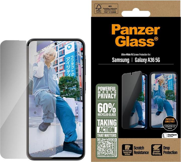 Immagine prodotto PanzerGlass Privacy Screen (1 Pezzo/i, Samsung Galaxy A36)
