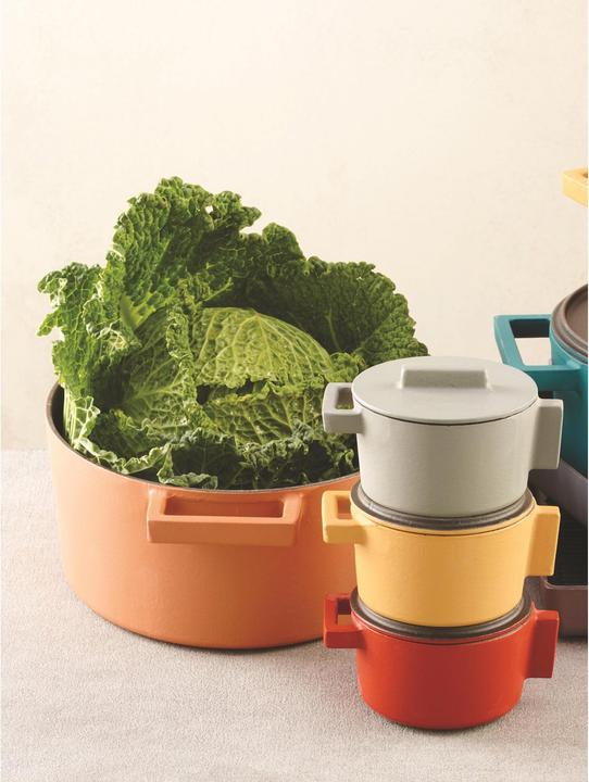 Actual product image Sambonet Terra Cotta Cotto Curry Roaster, 24.5 cm (24.24 cm, Casserole + Stewpot, Cast iron)