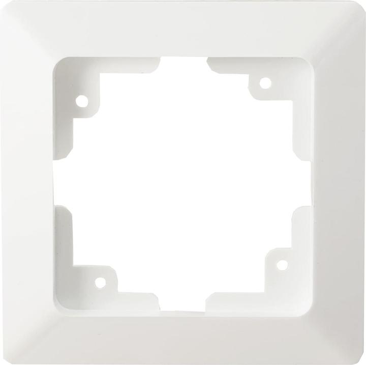 Actual product image Milos Systems MILOS cover frame 23159, single, white matt