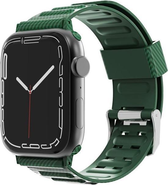 Actual product image MU Style Carbon Look Series TPU Plastic Wristband (41 mm, 38 mm, 40 mm, TPU Plastic)