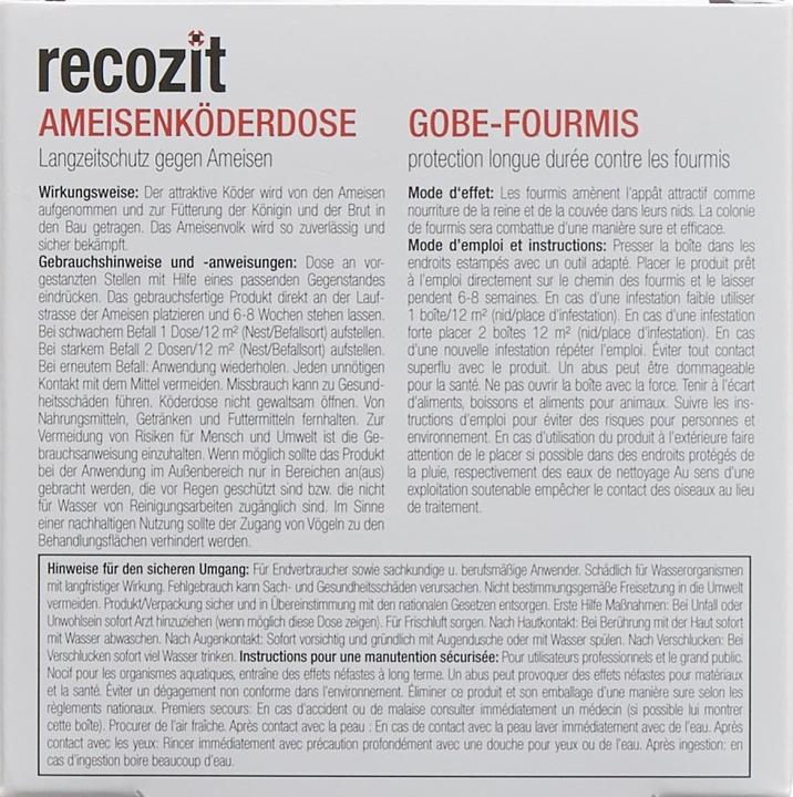 Immagine prodotto Recozit Scatola di esche per formiche