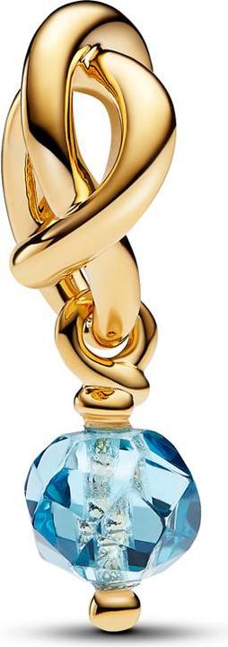 Actual product image Pandora Moments birthstone March (Metal gold-plated in 14K)