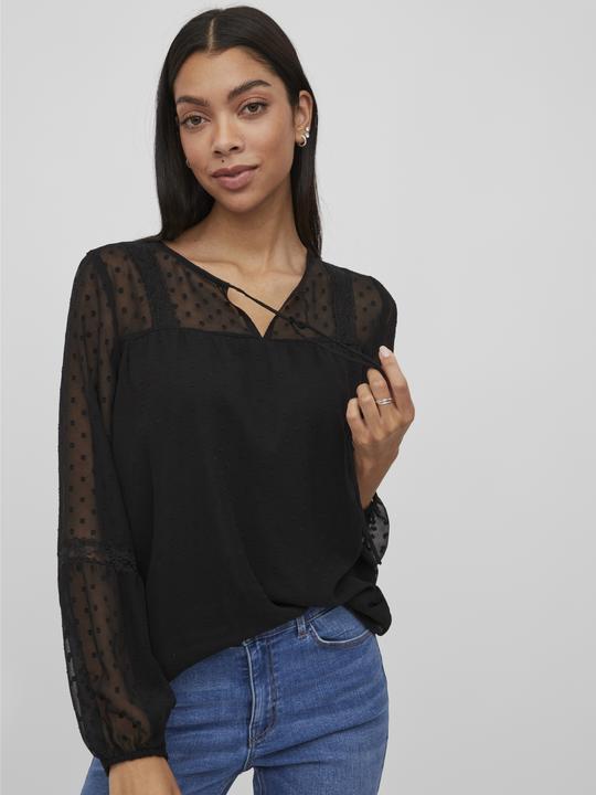 Image du produit Vila Blouse à manches longues riche en détails (40)