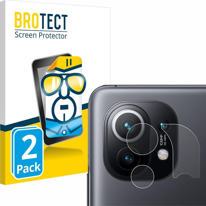 Actual product image BROTECT Screen Protector Clear (2 Piece, Xiaomi Mi 11 5G)
